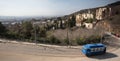 tramvia blau cable car barcelona spain