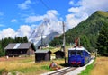 Tramway of Montblanc, France Royalty Free Stock Photo