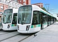 Tramway in Paris, France Royalty Free Stock Photo