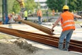 Tramway track construction