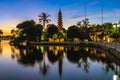 Tran Quoc Pagoda, the oldest Buddhist temple in Hanoi, Vietnam Royalty Free Stock Photo