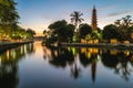 Tran Quoc Pagoda, the oldest Buddhist temple in Hanoi, Vietnam Royalty Free Stock Photo