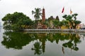 Tran Quoc Pagoda, a Buddhist temple built on a small island in Hanoi, Vietnam Royalty Free Stock Photo