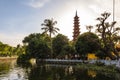 Tran Quoc Pagoda, the oldest Buddhist temple in Hanoi, Vietnam Royalty Free Stock Photo