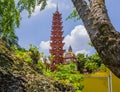 Tran Quoc Pagoda, the oldest temple in Hanoi, Vietnam Royalty Free Stock Photo