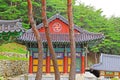 Korea Tranditional Buddhist Temple Royalty Free Stock Photo