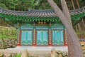 Korea Tranditional Buddhist Temple Royalty Free Stock Photo