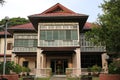 Trang Governor`s House is ancient remains made from wood and con