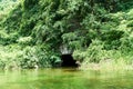 Trang An, Ninh Binh, Vietnam. June 9, 2019: People taking Boat tour to king kong skull island. Trang An is UNESCO World