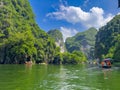 Trang An River Ninh Minh and Bai Dinh Mountain ranges in Vietnam