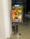 Trang, Thailand - December 17,2020 : WW84 poster from Wonder Woman 1984 movie displays at the theater