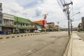 View of Ratsada road in Kantang city, Trang, Thailand