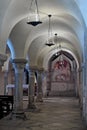 Trani, Italy - Interior of the Cathedral of St. Nicholas The Pilgrim - Cattedrale di San Nicola Pellegrino - at the Piazza Duomo