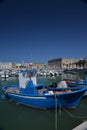 Trani, Apulia, Italy. View of the seaside promenade and old port.