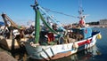 Trani fisherman boat
