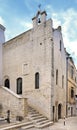 Trani, Italy - Scolanova Synagogue - medieval synagogue of Trani Jewish community, at the Via Scola Nova street in the historic Royalty Free Stock Photo