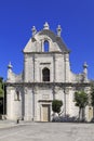 Trani, Italy - XVIII century Church of St. Dominic - Chiesa di San Domenico - at the Piazza Plebiscito square in Trani old town