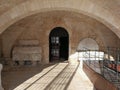 Trani - Portico of the crypt of the cathedral