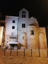 Trani - Rear facade of the Church of Ognissanti at night