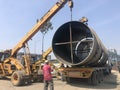 Tranportation of Penstock Pipe