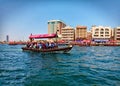 Tranportation on the water Dubai creek uae