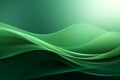 Tranquil abstraction green curve background creates a soothing visual experience