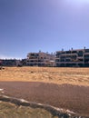 Tranquil beach haven serene to the calming sea Royalty Free Stock Photo