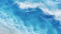 Aerial View of Serene Waves, Perfect Summer Vacation Template