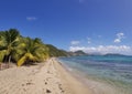 Tranquil Beach Ocean Scene Royalty Free Stock Photo