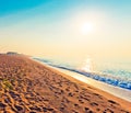 Tranquil Beach Sunrise Royalty Free Stock Photo