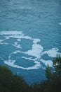 Tranquil blue waters of Niagara Falls. Ontario, Canada