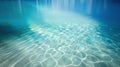 Clear Turquoise Water Reflecting Sunlight Creates Patterns on the Sand Royalty Free Stock Photo
