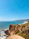 Tranquil coastal area featuring trails and rocky coves of Santa Catalina Island.