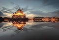 Tranquil dawn at Putra Mosque