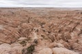 Tranquil Desert Badlands in National Park