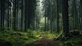 Tranquil Forest Path Moody Landscapes By Andreas Levers