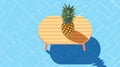Tranquil Gardenscapes A Solapunk Perspective Rendering Of Pineapple On Table