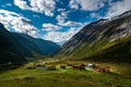 Tranquil Highland Landscape in Norway\'s Historic Strynefjellet Valley