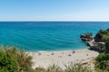 Tranquil holiday beach scene in Andalucia