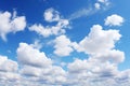 Tranquil Horizon: A Captivating Canvas of Boundless Blue Sky and Wispy Clouds Royalty Free Stock Photo