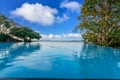 Serene Infinity Pool at Heritance Kandalama, Sri Lanka.