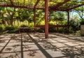 Tranquil Japanese Friendship Garden at the Balboa Park in San Di Royalty Free Stock Photo