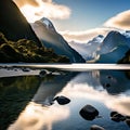 Tranquil Majesty: Milford Sound Foreshore, Fiordland