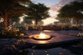 Tranquil Meditation Garden for Remembrance A