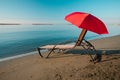 Tranquil morning beach Royalty Free Stock Photo