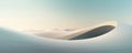 tranquil minimalistic background with a single curved line, evoking a sense of calm and serenity panorama