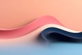 tranquil minimalistic background with a single curved line, evoking a sense of calm and serenity