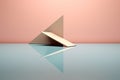 tranquil minimalistic background with a single diagonal line, creating a sense of serenity and balance