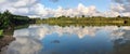 Tranquil morning near a lake