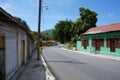 Tranquil morning street scene in La Descubierta